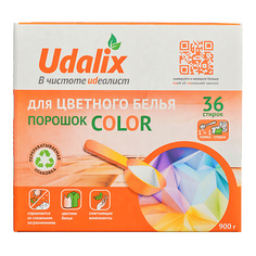 Порошок для стирки UDALIX Универсальный порошок для цветного белья Color, суперконцентрат 900