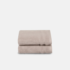 Полотенце HOME STORY Супермягкое полотенце (Бежево-серый, Для рук (50 × 90))