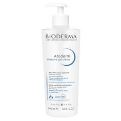 Гели для лица BIODERMA Успокаивающий Гель-крем для сухой, раздраженной и атопичной кожи лица и тела Atoderm 500