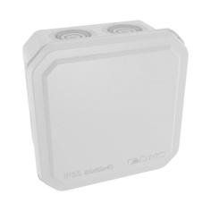 Коробка распределительная DKC 53785 с 8+2 кабельными вводами д.20/20мм,IP55,85х85х40мм, "Express"