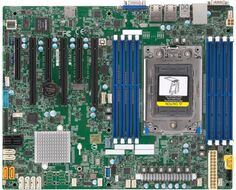 Материнская плата ATX Supermicro MBD-H11SSL-C-O (SP3, 8*DDR4, 8*SATA3, M.2, 6*PCIE, 2*Glan, VGA, COM, 5*USB 3.0, 4*USB 2.0) RTL