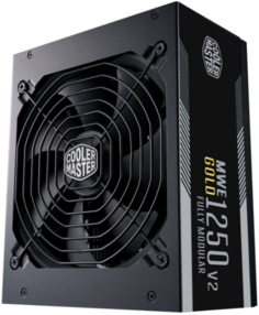 Блок питания ATX Cooler Master MWE Gold 1250 V2 MPE-C501-AFCAG-3EU 1250W, 80 PLUS Gold, active PFC, 140mm fan, full modular (ATX 12V 3.0)