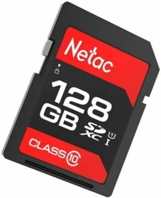 Карта памяти SDXC 128GB Netac NT02P600STN-128G-R UHS Class 1, Class 10