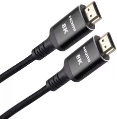 Кабель интерфейсный HDMI-HDMI iOpen ACG859B-1.5 19M/M,ver. 2.1 8KX60Hz (Econom) оплетка 1.5m iOpen Vcom