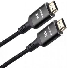 Кабель интерфейсный HDMI-HDMI iOpen ACG859B-3.0 19M/M,ver. 2.1 8KX60Hz (Econom) оплетка 3m iOpen Vcom