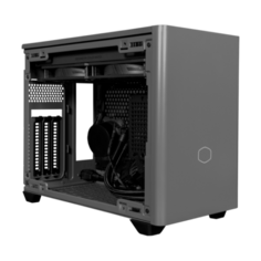 Корпус mini-ITX Cooler Master NR200P MAX NR200P-MCNN85-SL0 черный/серый, без БП, боковая панель из закаленного стека, 2*USB 3.2, audio