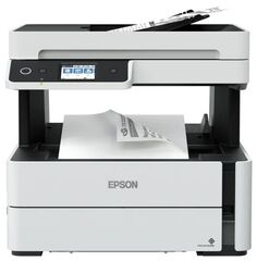 МФУ струйное черно-белое Epson M3170 C11CG92405 A4, 39 стр/мин, 210 x 297 мм, первый отпечаток 6сек, Wi-Fi