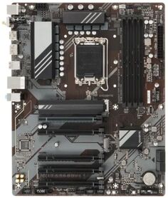 Материнская плата ATX GIGABYTE B760 DS3H AX (LGA1700, B760, 4*DDR5(7600), 4*SATA 6 Гб/с, M2, Audio, Gb LAN, USB 3.2, USB 2.0, Type-C, DP, HDMI, COM*1