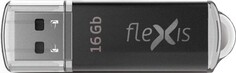 Накопитель USB 3.1 16GB Flexis FUB30016RBK-108 RB-108 3.0, чёрный