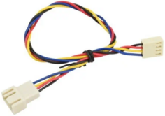 Кабель ACD ACD-0296L (MD-5707083) 23cm 4-Pin to 4-Pin Fan Extension Cord (MD-5707083)