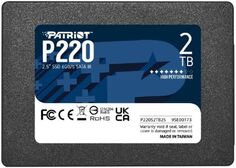 Накопитель SSD 2.5 Patriot Memory P220S2TB25 P220 2TB SATA 6Gb/s 550/500MB/s IOPS 50K/50K 960 TBW