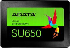 Накопитель SSD 2.5 ADATA ASU650SS-256GT-R Ultimate SU650 256GB SATA 6Gb/s 3D TLC 520/450MB/s IOPS 40K/75K MTBF 2M 140 TBW