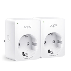 Розетка умная TP-LINK Tapo P110(2-pack) Mini Smart Wi-Fi Socket, Energy Monitoring, 100-240 V, Max Load 16 A, 50/60 Hz, 2.4 GHz Wi-Fi networking