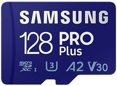 Карта памяти MicroSDXC 128GB Samsung MB-MD128KA/APC PRO Plus U3 A2 V30 UHS-I + SD Adapter 160/120MB/