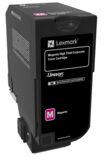 Картридж Lexmark 74C5HME с тонером пурпурного цвета высокой емкости для организаций (12 000 стр.) для CS725de