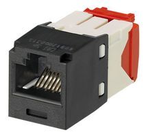 Коннектор Panduit CJ5E88TGBL MINI COM RJ45 TX5e, UTP Т568A/B Enhanced (черный)