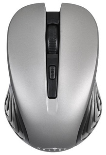 Мышь Wireless Oklick 545MW черная/серая, 1600dpi, USB, 4 кнопки