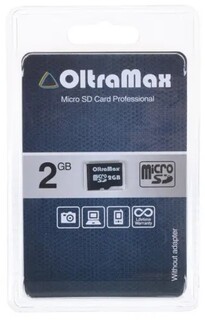 Карта памяти MicroSDHC 2GB OltraMax OM002GCSD-W/A-AD без адаптера