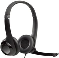 Гарнитура проводная Logitech Headset H390 981-000803 20 - 20000 Гц, USB 981-000406/