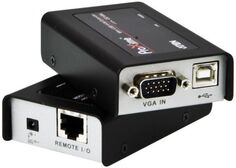 Удлинитель Aten CE100-AT-G extender, VGA/SVGA+KBD+MOUSE USB, 100 метр., 1xUTP Cat5e, HD-DB15+USB A-т