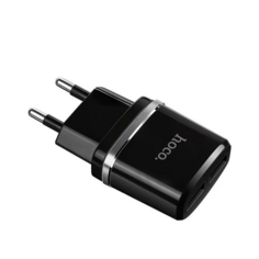 Зарядное устройство сетевое Hoco C12 6957531063094 2*USB, 2.4А, черный