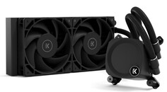 Система охлаждения жидкостная EKWB EK-Nucleus AIO CR240 Dark LGA115x/1700/1200/2011/2011-3/2066/AM4/AM5 (2*120mm fan, 550-2300rpm, 72CFM, 36dBA, 4-pin