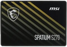 Накопитель SSD 2.5 MSI SPATIUM S270 240GB SATA 6Gb/s 500/400MB/s IOPS 50K/80K MTBF 2M 110 TBW