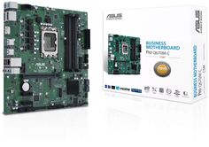 Материнская плата mATX ASUS PRO Q670M-C-CSM (LGA1700, Q670, 4*DDR5 (4800), 6*SATA 6G RAID, 2*M.2, 3*PCIE, 7.1CH, Glan, 4*USB 3.2, HDMI, 2*DP)