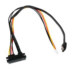 Кабель питания Cablexpert CC-XH2.54-SATA-40CM XH2.54 4pin+ Sata 7pin/Sata 7+15pin, 40см, пакет