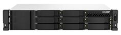 Сетевой RAID-накопитель QNAP TS-864eU-8G 8 отсеков 3,5"/2,5", 2 порта 2,5 GbE BASE-T, HDMI-порт, стоечное исполнение, 1 блок питания. Intel Celeron N5