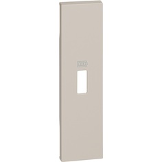 Панель лицевая BTicino KM10C LIVING NOW для зарядных устройств USB, 1 модуль, цвет песочный