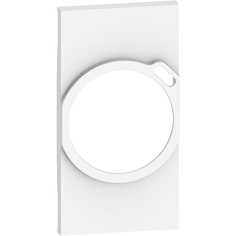 Панель лицевая BTicino KW63 LIVING NOW для комбинированных розеток 2К+З/USB, 2 модуля, цвет белый