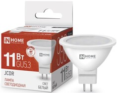 Лампа светодиодная IN HOME 4690612020358 LED-JCDR-VC 11Вт рефлектор 4000К нейтральный, белый GU5.3 990лм