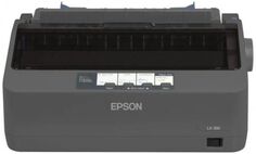 Принтер матричный Epson LQ-350 черно-белая печать, A4, цвет черный