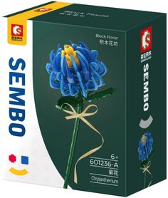 Конструктор Sembo Block 601236A хризантема, 96 деталей