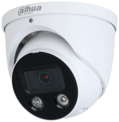 Видеокамера IP Dahua DH-IPC-HDW3449HP-AS-PV-0280B-S4 уличная купольная Full-color с ИИ и активным сдерживанием 4Мп; 1/2.7” CMOS; объектив 2.8мм