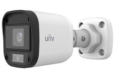 Видеокамера аналоговая UNIVIEW UAC-B112-F28 2МП (AHD/CVI/TVI/CVBS) уличная цилиндрическая с фиксированным объективом 2.8 мм, ИК подсветка до 20 м., ма