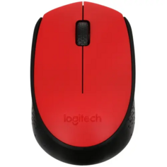 Мышь Wireless Logitech M170 910-004648 USB, 1000 DPI, red