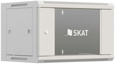 Шкаф Бастион SKAT TB-12W645GF-G настенный 12U 600х450х635мм, дверь стеклянная Bastion