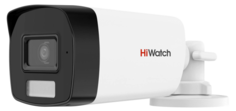 Видеокамера HiWatch DS-T520A (3.6mm) 3К (5Мп 16:9) уличная цилиндрическая HD-TVI с гибридной подсветкой EXIR/LED до 30/20м и встроенным микрофоном (Ao