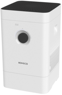 Очиститель воздуха Boneco H300 увлажнение 350 мл/ч +арома+ISS+Bluetooth+приложение, белый