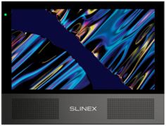 Видеодомофон Slinex Sonik 7 Cloud (Black+Black) 7” сенсорный IPS экран 16:9 разрешение экрана 1024×600