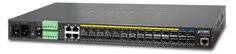 Коммутатор управляемый Planet MGSW-28240F L2/L4 24x100/1000Base-X SFP plus 4x10G SFP+, Metro Ethernet (AC+DC Power Redundant, 2xDI, 2xDO)