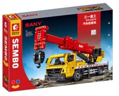 Конструктор Sembo Block 712022 строительный кран "Sany", 991 деталь