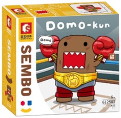 Конструктор Sembo Block 612502 "Domo-Kun- мастер боевых искусств", 154 детали