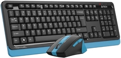 Клавиатура и мышь A4Tech FG1035 NAVY клав:черный/синий Мышь 1919532