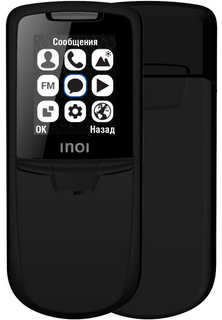 Мобильный телефон INOI 288S 4660042757490 black 2,0" IPS 0.3MP 800mAh Легендарный металл. дизайн, Premium упаковка
