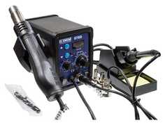 Паяльная станция термовоздушная Element 878D 15299 (фен+паяльник) 700Вт, 220V