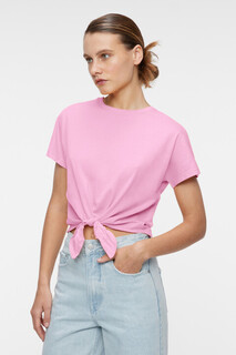 футболка женская Топ-футболка укороченный с завязками на талии Befree