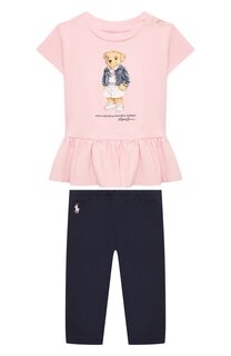 Комплект из футболки и брюк Polo Ralph Lauren